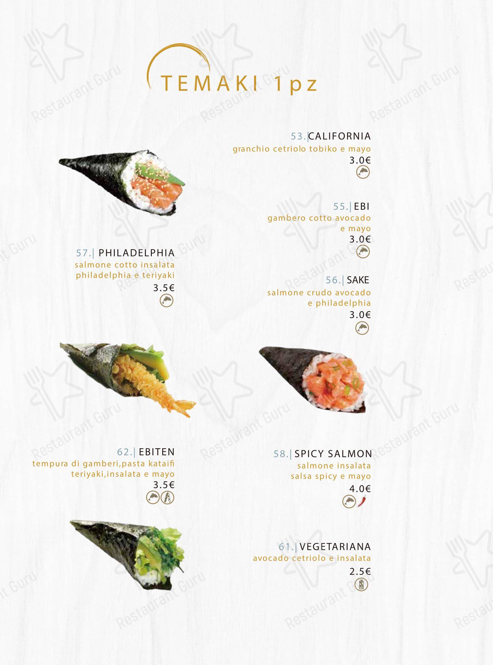 Menu di Ristorante kobezen Sushi - Menu