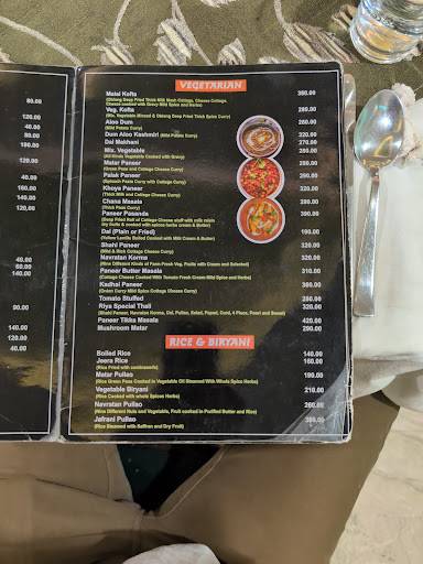 Riya Restaurant menu