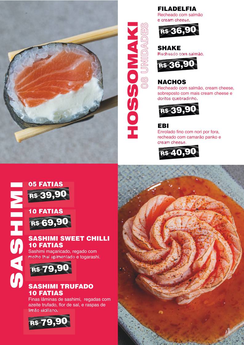 Rolê Sushi Popular cardápio