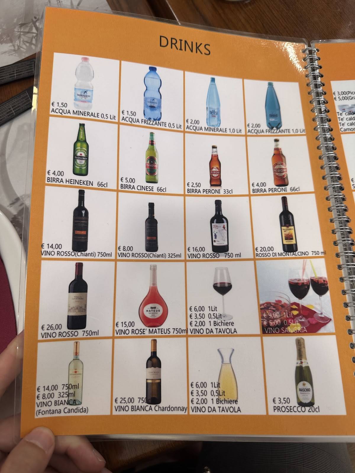 Menu di Man Yi 