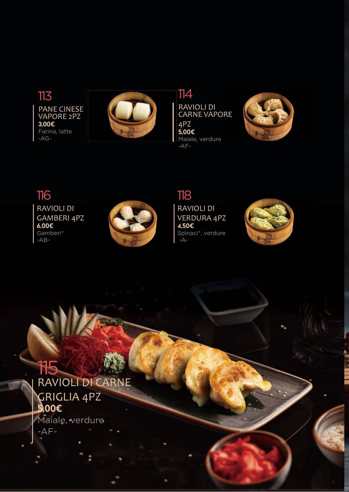 Menu di Moku Tiburtina 