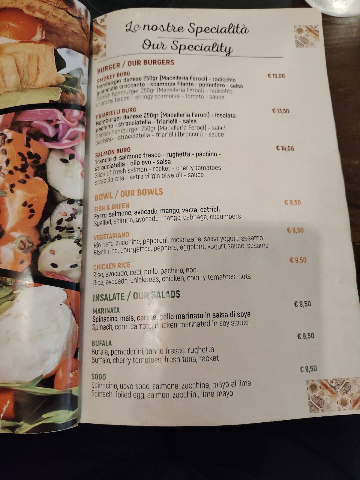 Menu di O'Pazzariello 