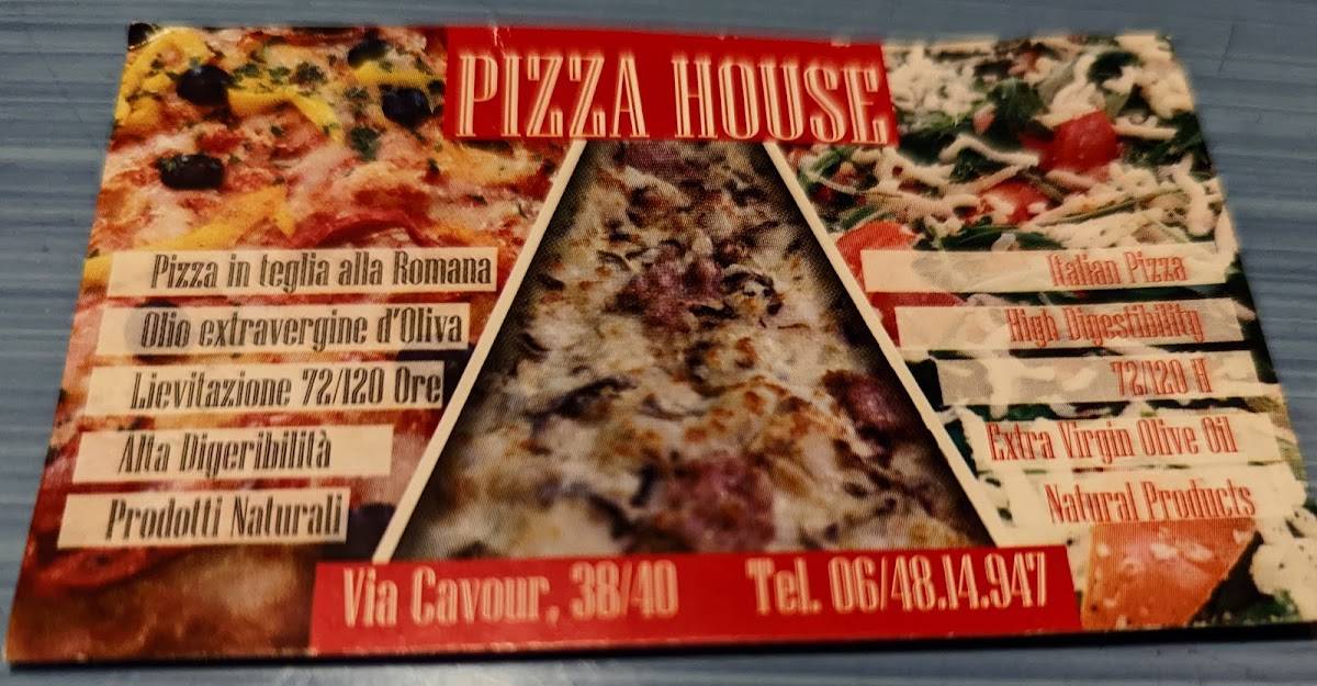 Menu de Pizza House