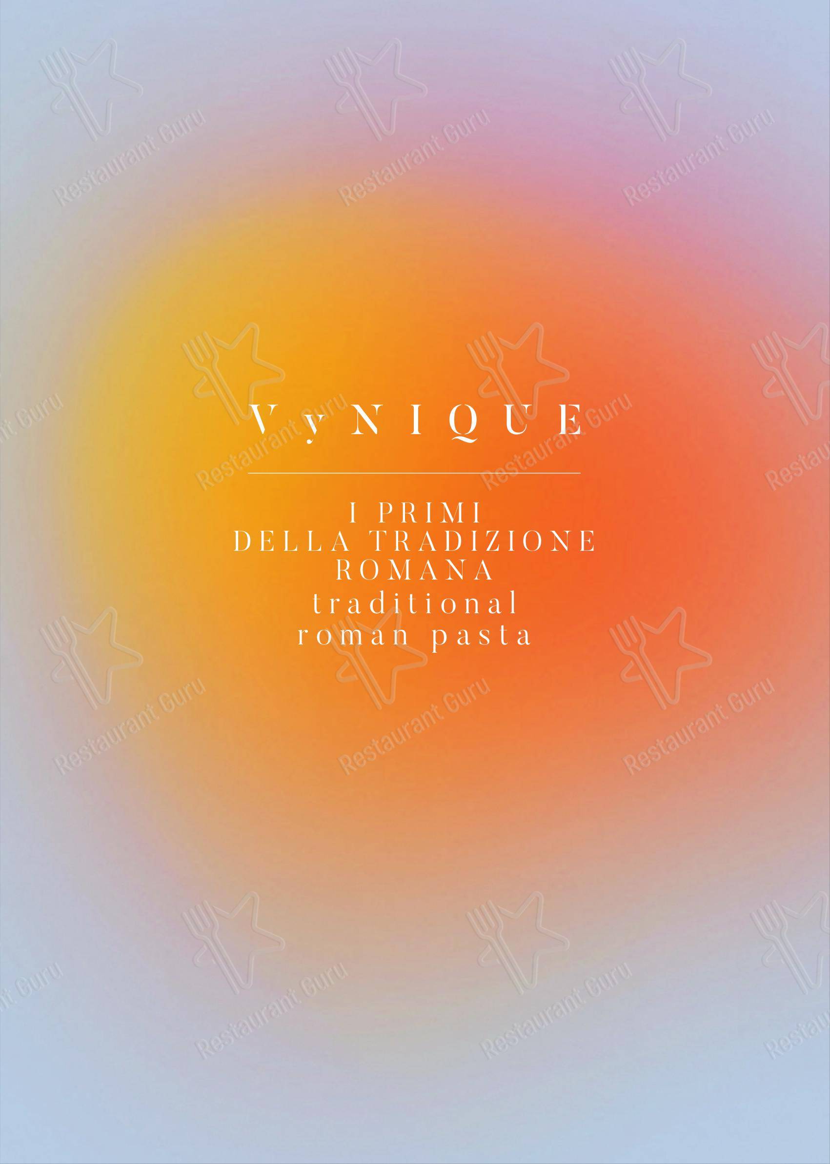 Menu per Vyta pub & bar