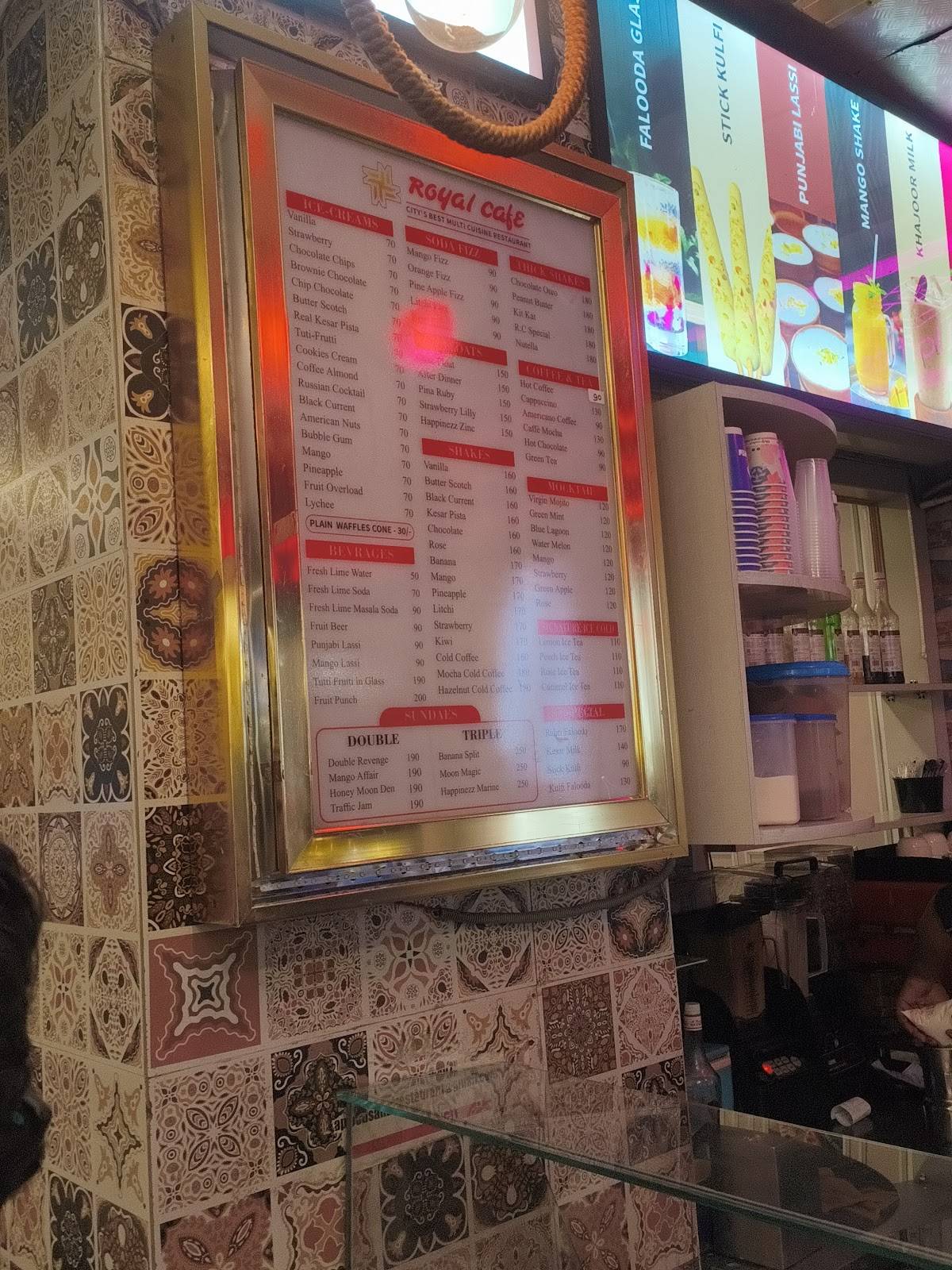 Royal Cafe(Hazratganj) menu