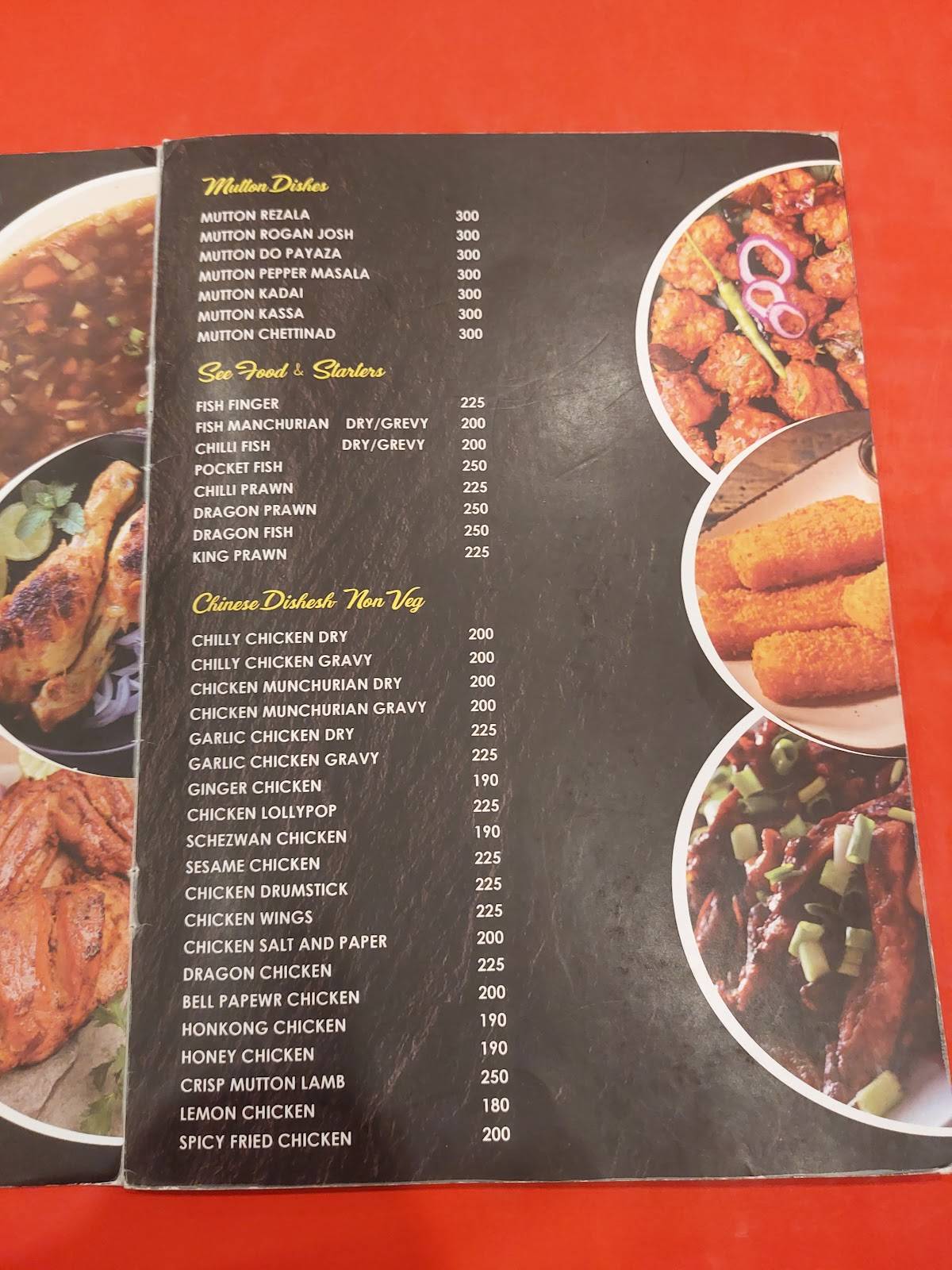 Royal North Indian Restaurant menu