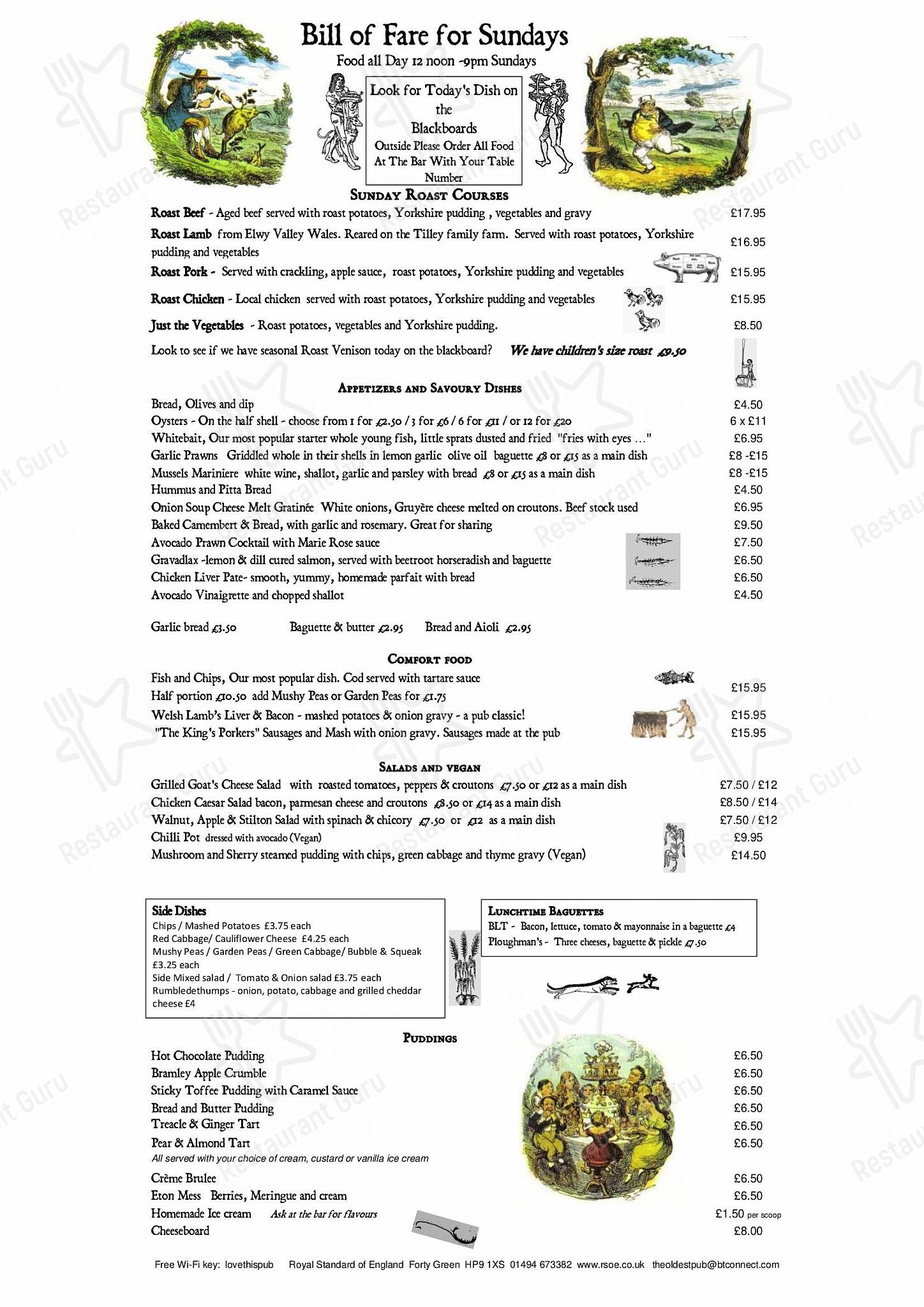 menu-at-royal-standard-pub-bar-belvedere