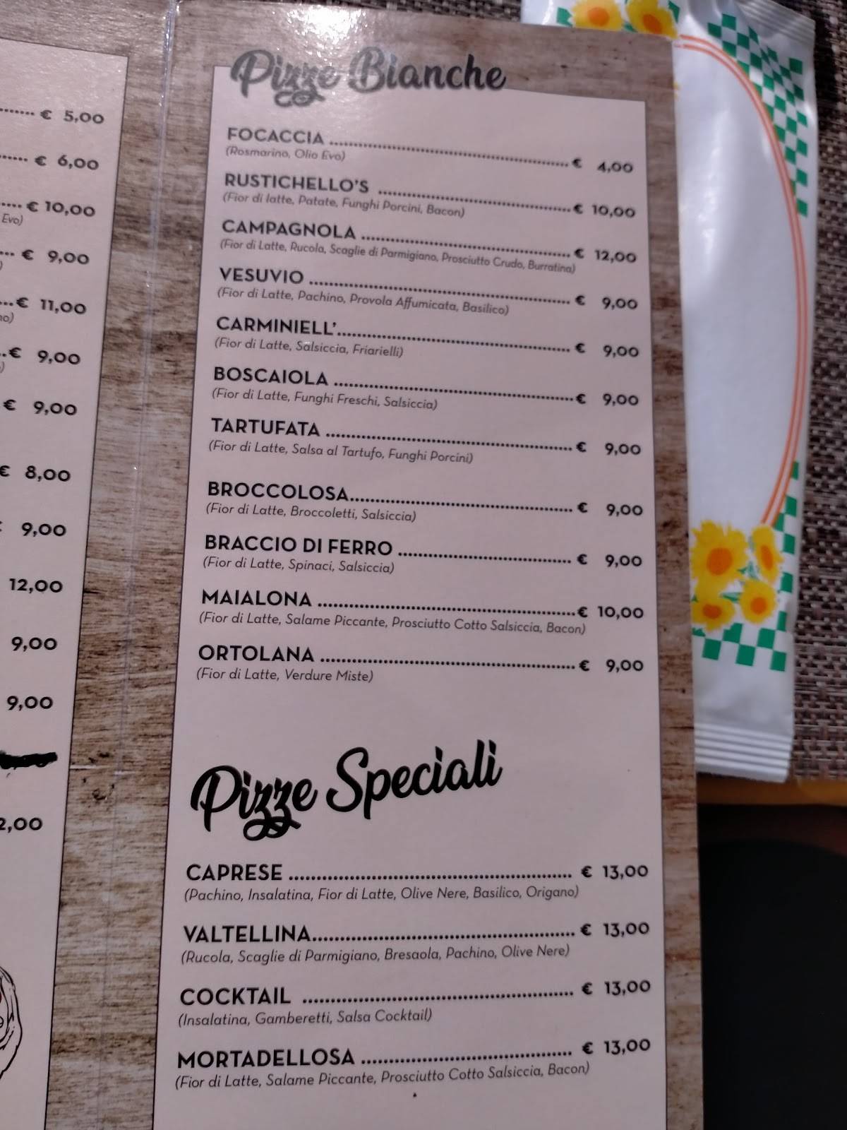 Menu di Rustichello's 