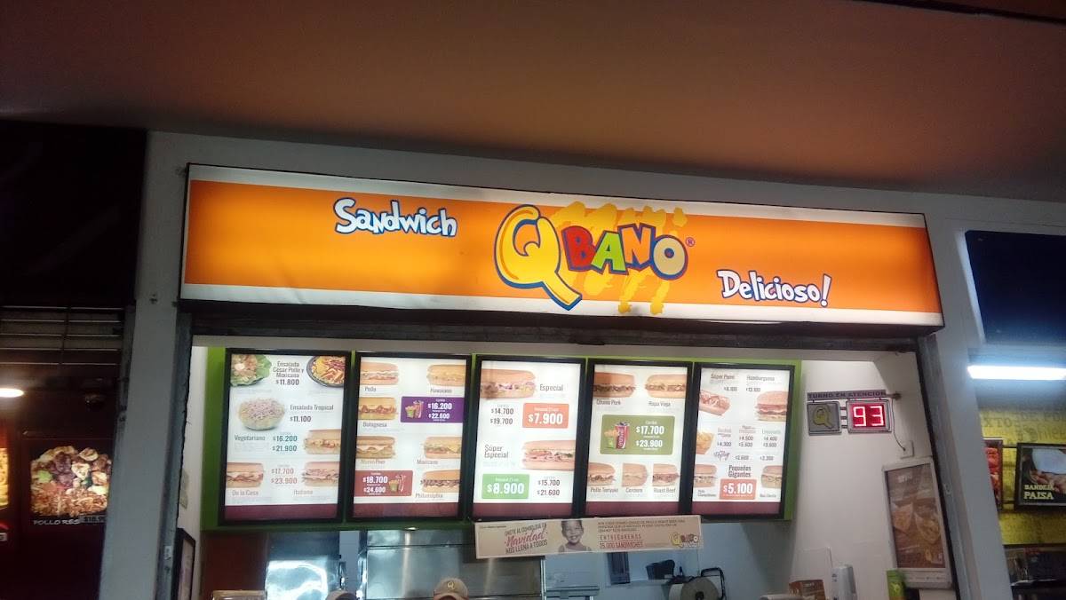 Carta del restaurante Sándwich Qbano Av Santander Manizales Av