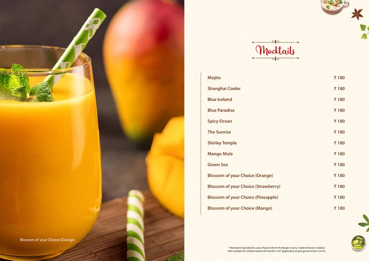 SHANGHAI - FLAVOURS OF CHINA TOWN (Salt Lake) menu