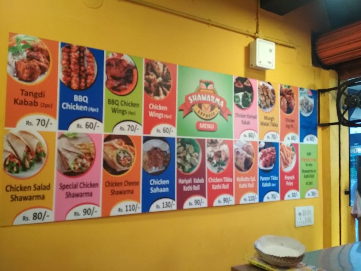 SHAWARMA EXPRESS menu