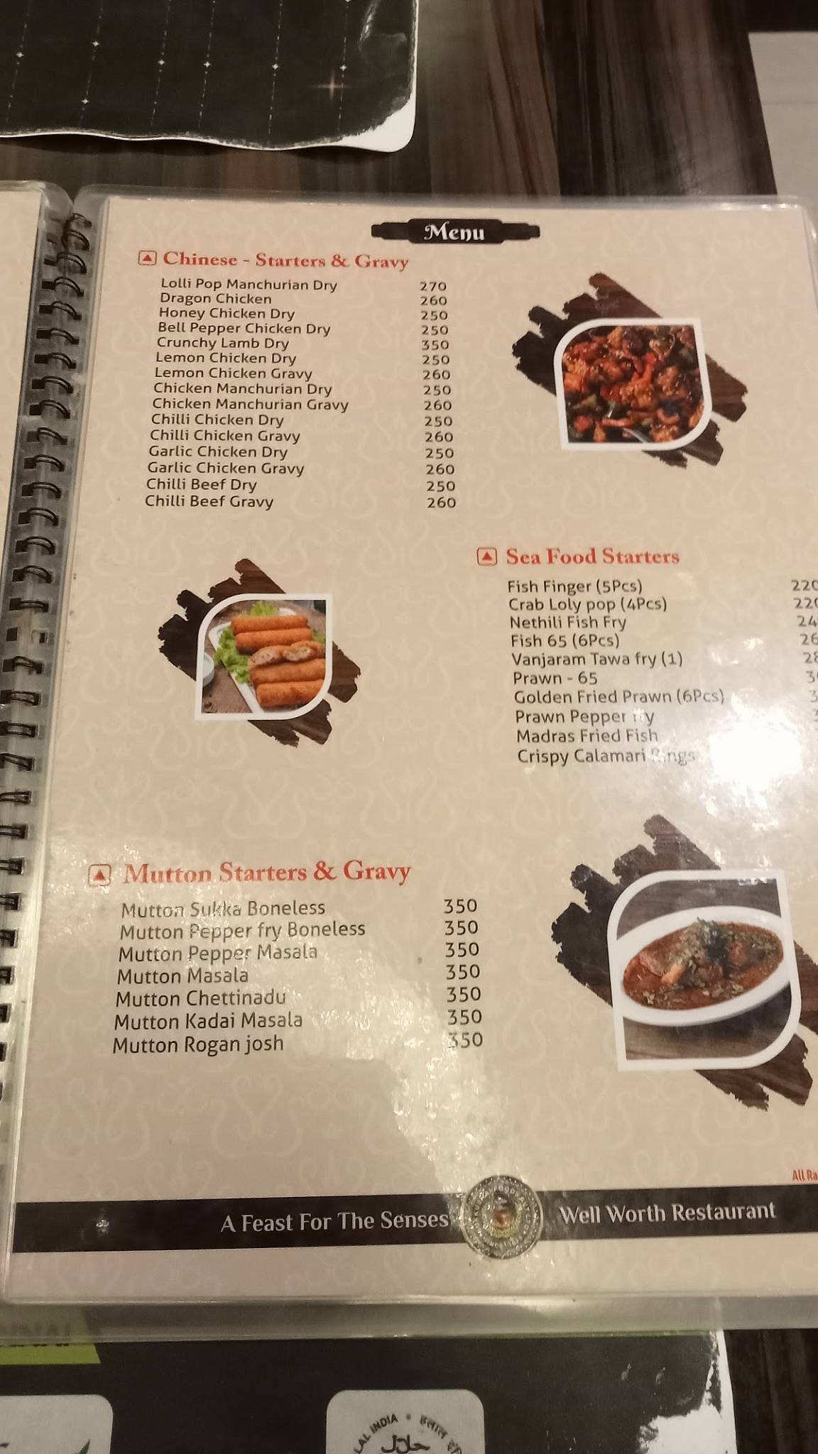 SUKKUBHAI BIRYANI - MULTICUISINE RESTAURANT - Thousand Lights menu