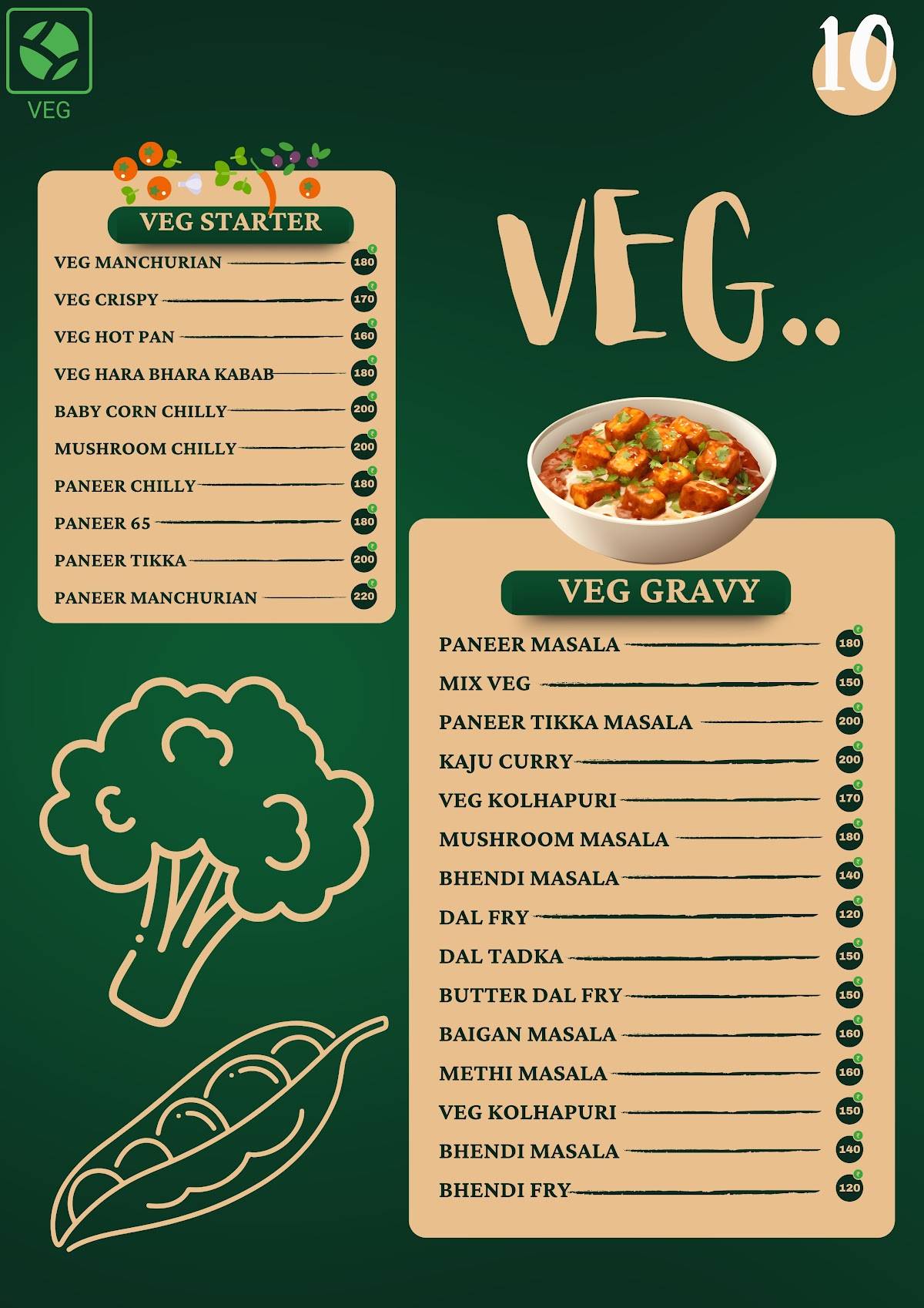 Saani Family Restaurant menu