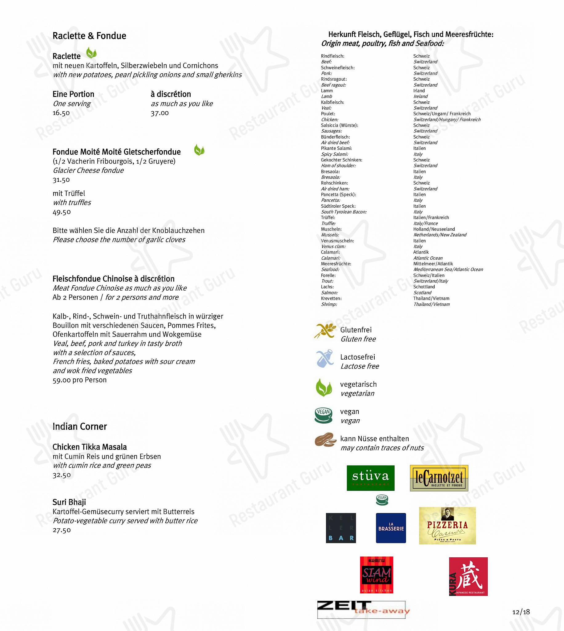 CARUSO – Pizza & Pasta in San Maurizio - Group Booking Menu