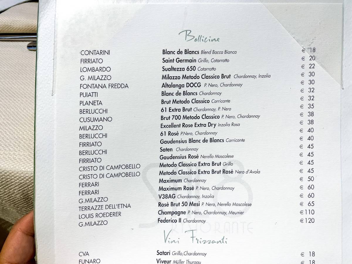 Menu di Ristorante Sal8 