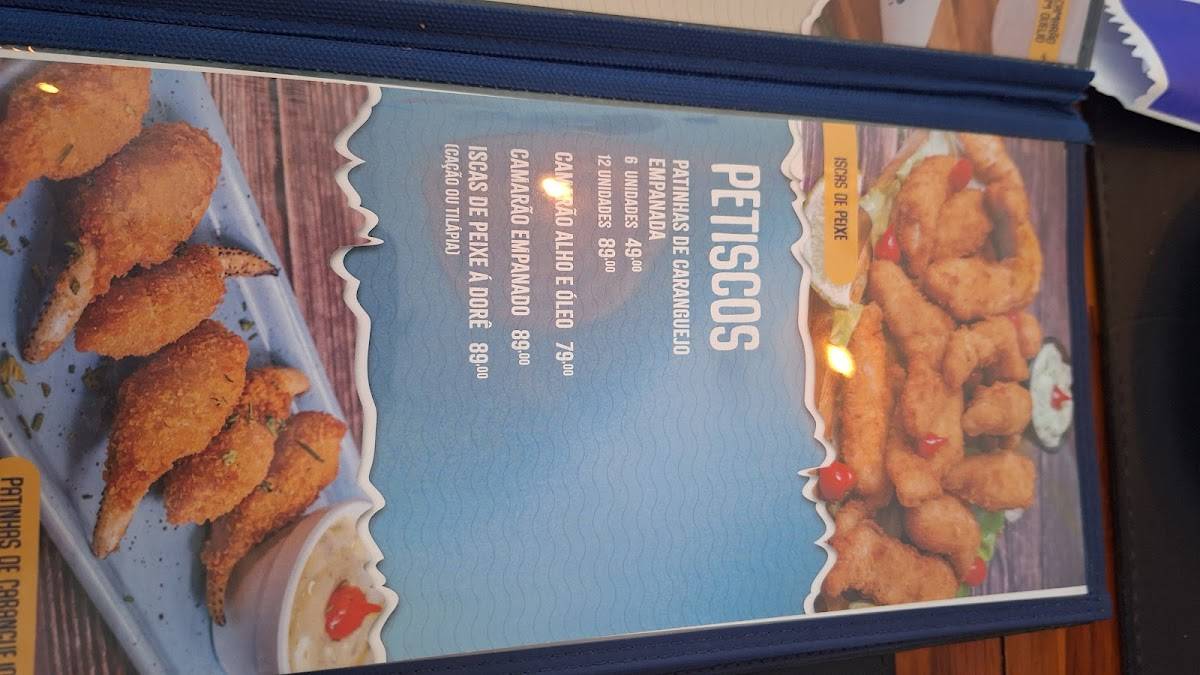 Santo Mar Restaurante cardápio