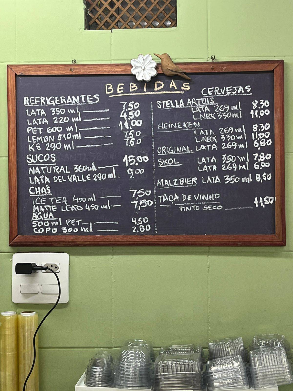 Restaurante Nathália cardápio
