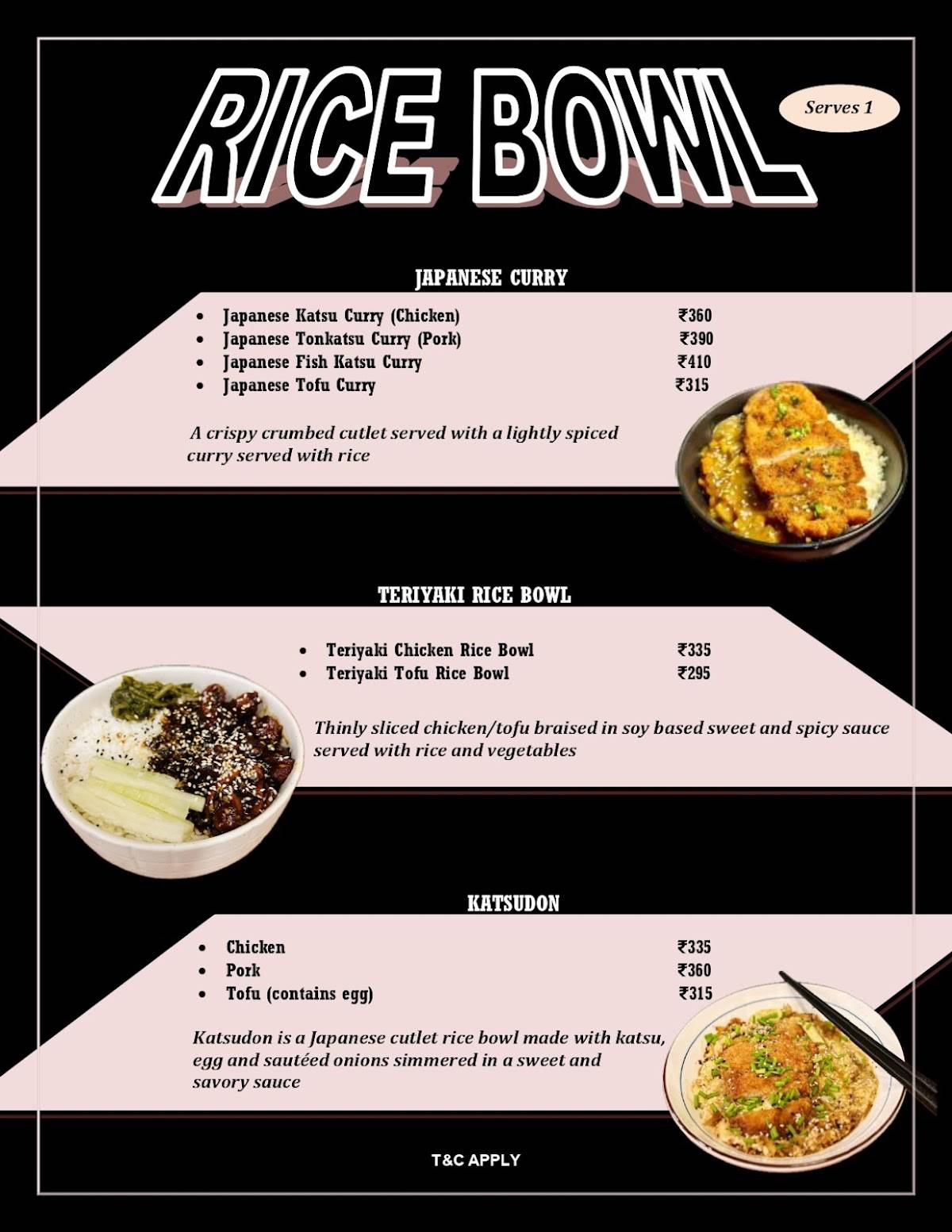 Scoody menu