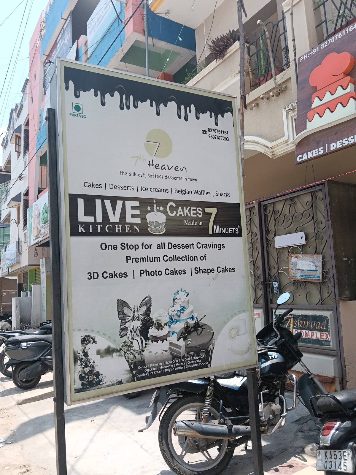 Seven Heaven Cakes Hosur menu