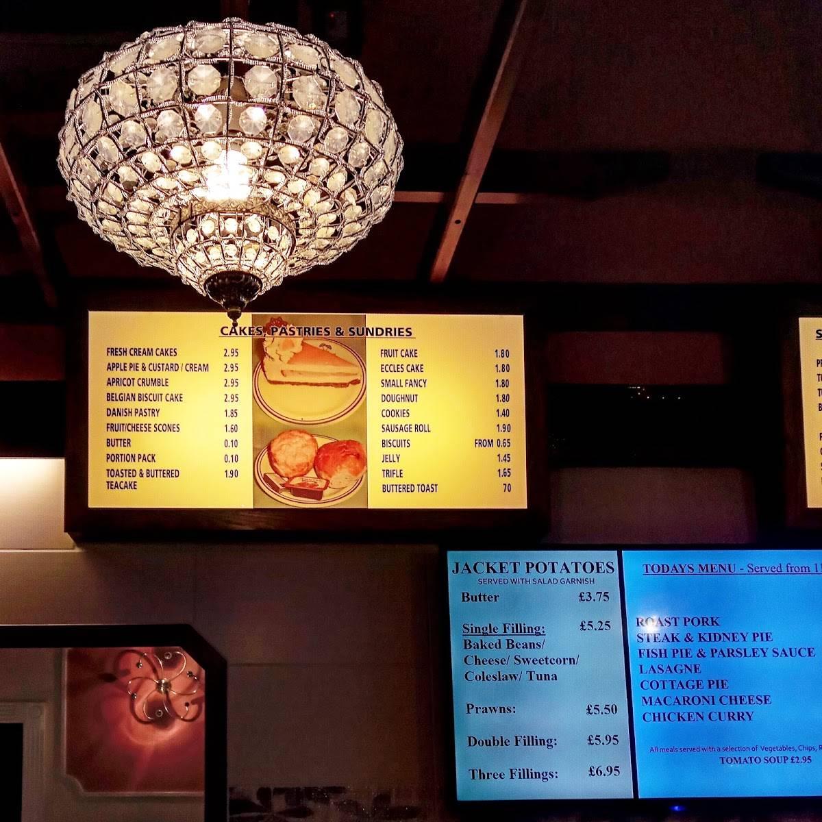 Menu at Shades Restaurant, Eastbourne