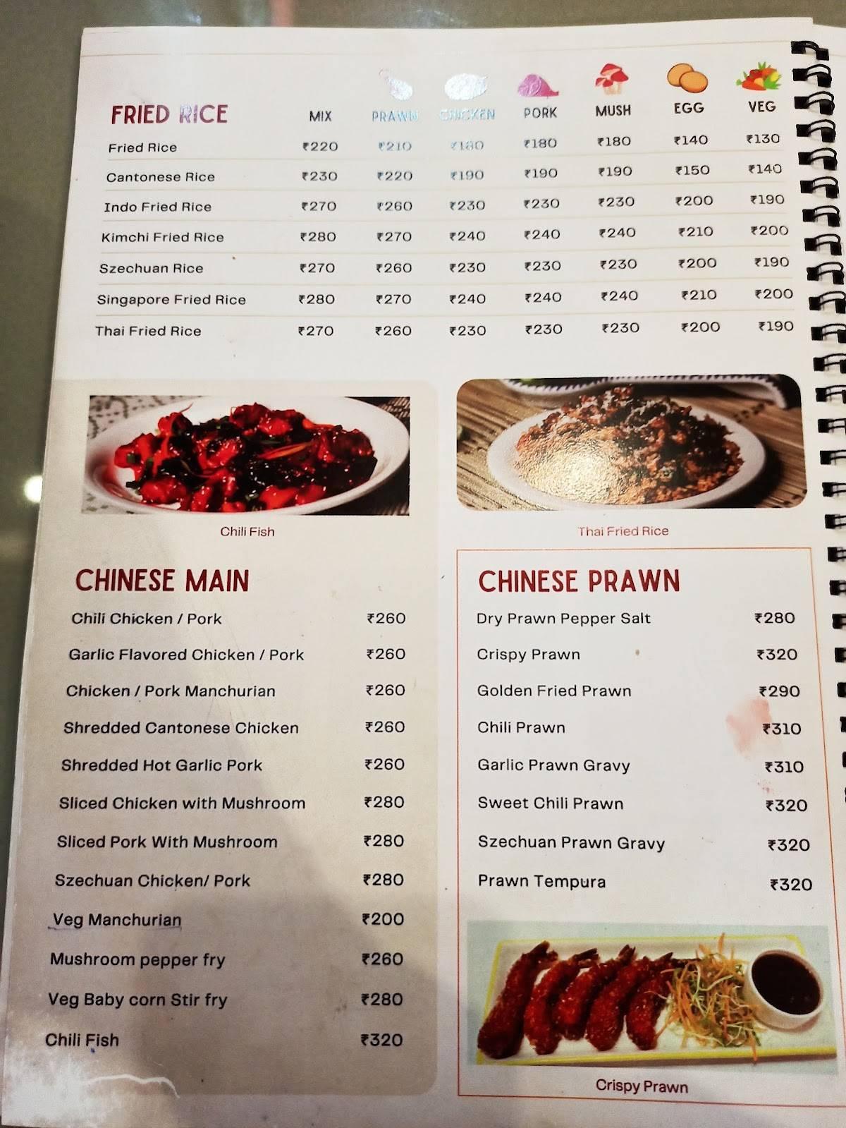 Trelly menu