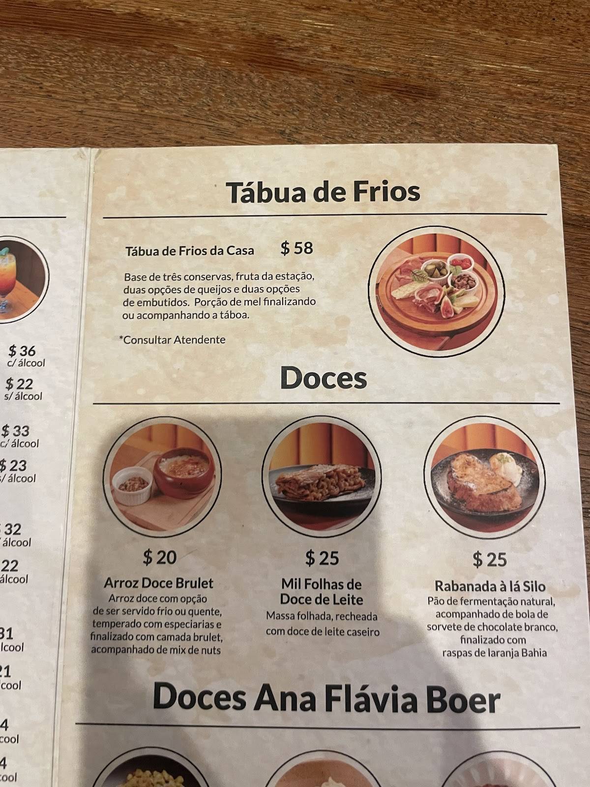 Silo Café Bistrô cardápio
