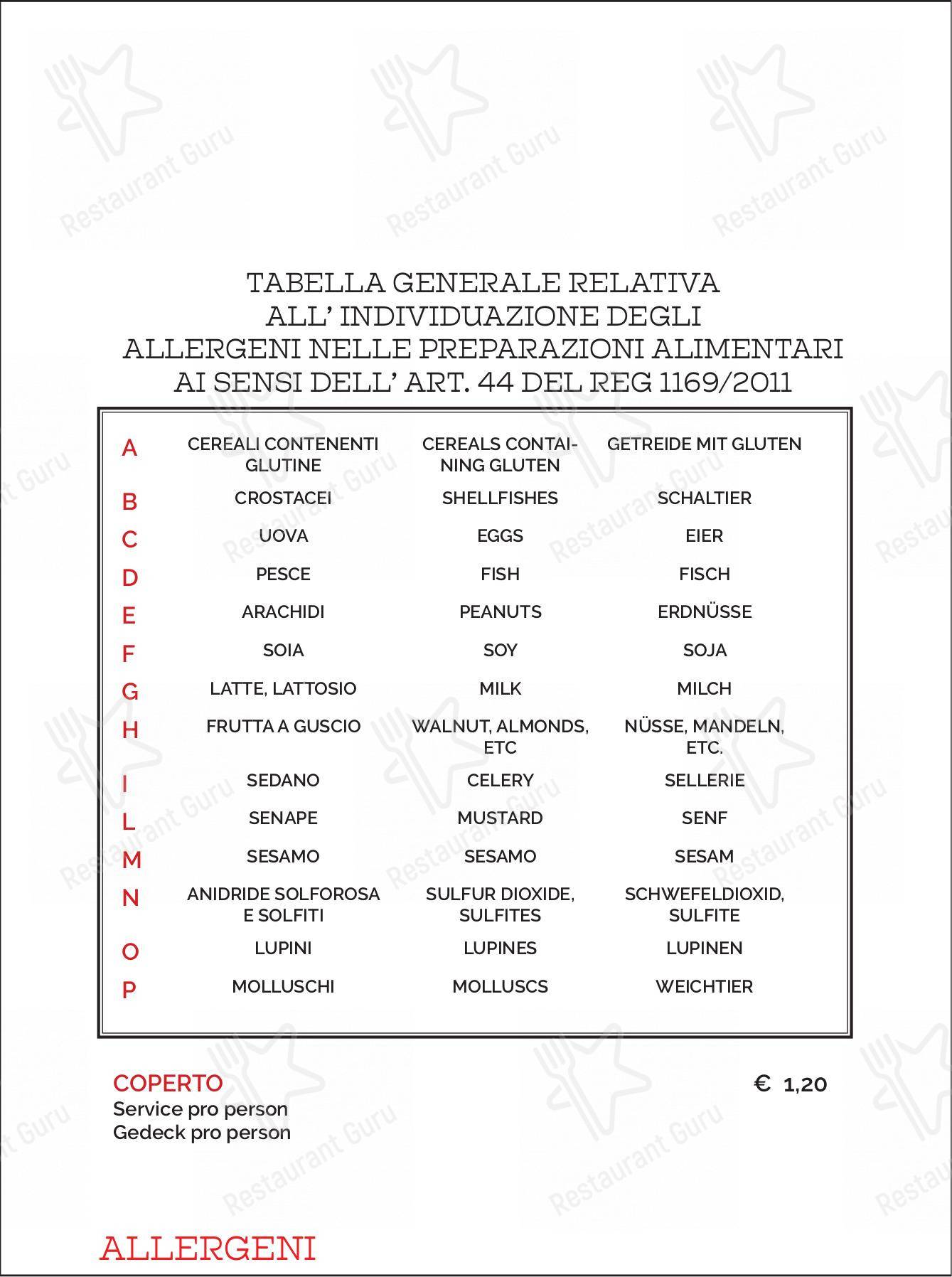 Takeaway Menu per SKIBAR SAPPADA RISTORANTE PIZZERIA HAMBURGERIA GOURMET asporto in Sappada