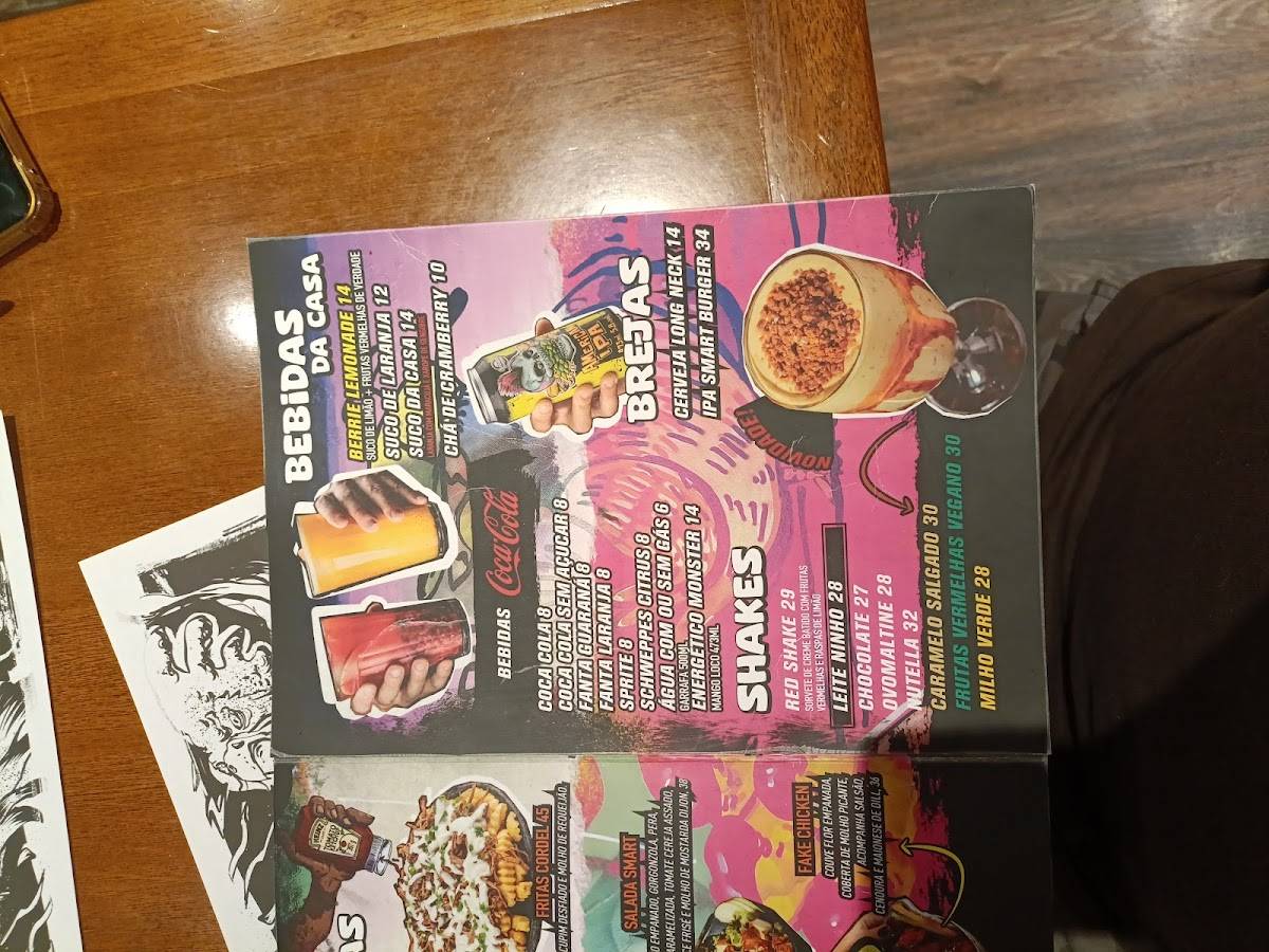 Smart Burger Santo Antônio cardápio