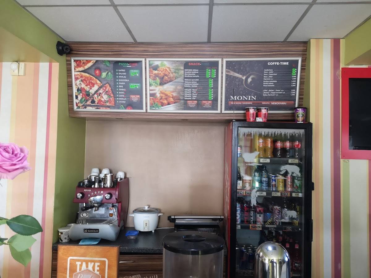 Menu de Snack Time
