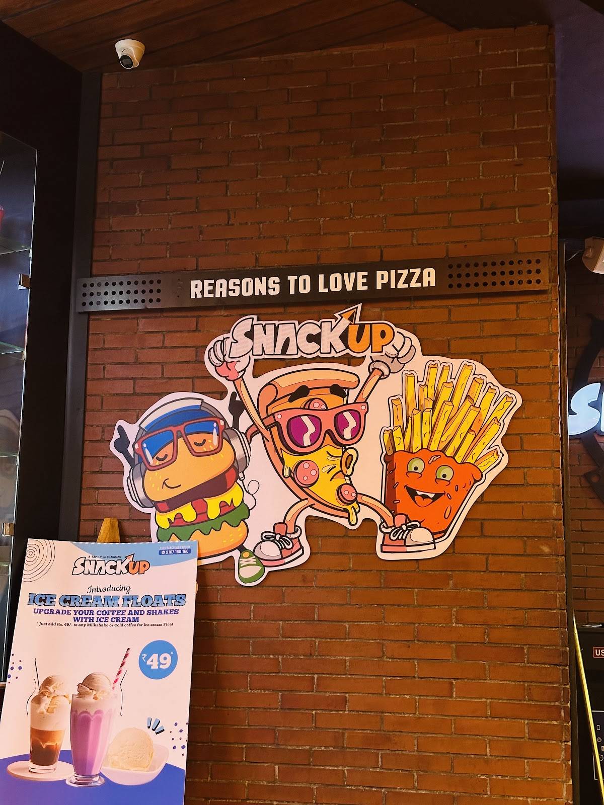 Snackup menu