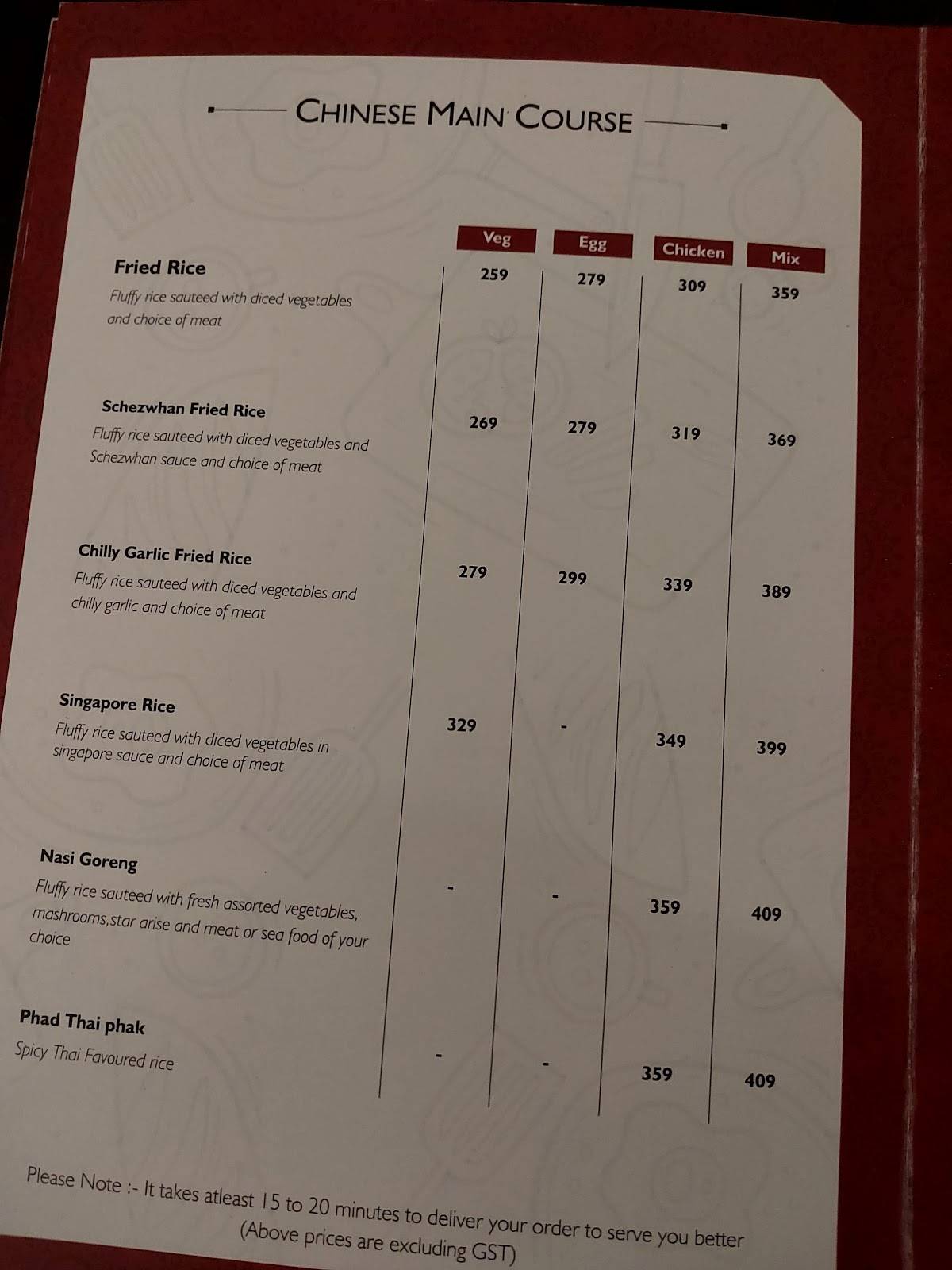 Sofra Culture Cuisine menu