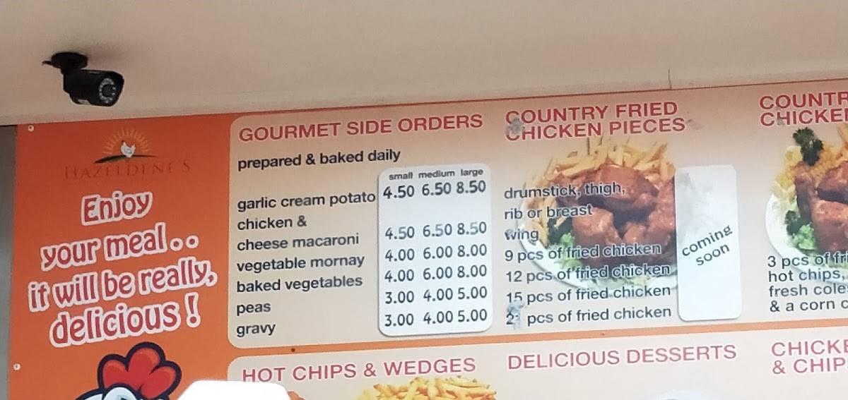 Menu at Somerville Charcoal Chicken fast food, Somerville