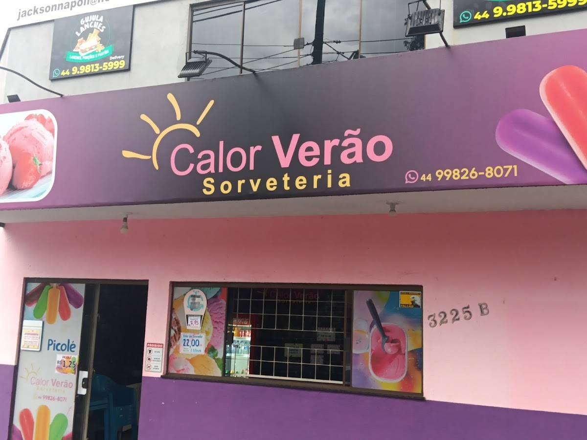 Sorveteria Calor Verão - Matriz cardápio