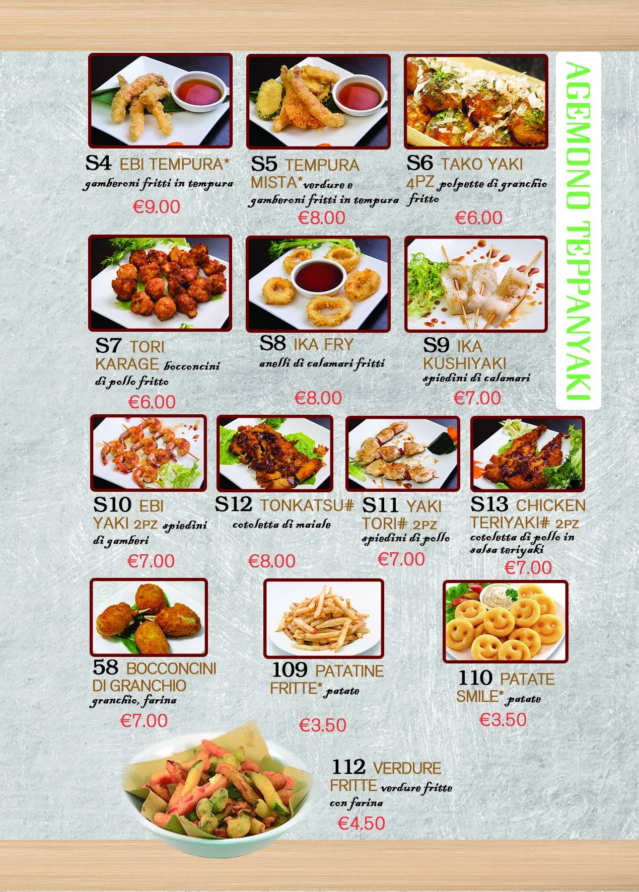 Menu di Ristorante Sushi Soya 