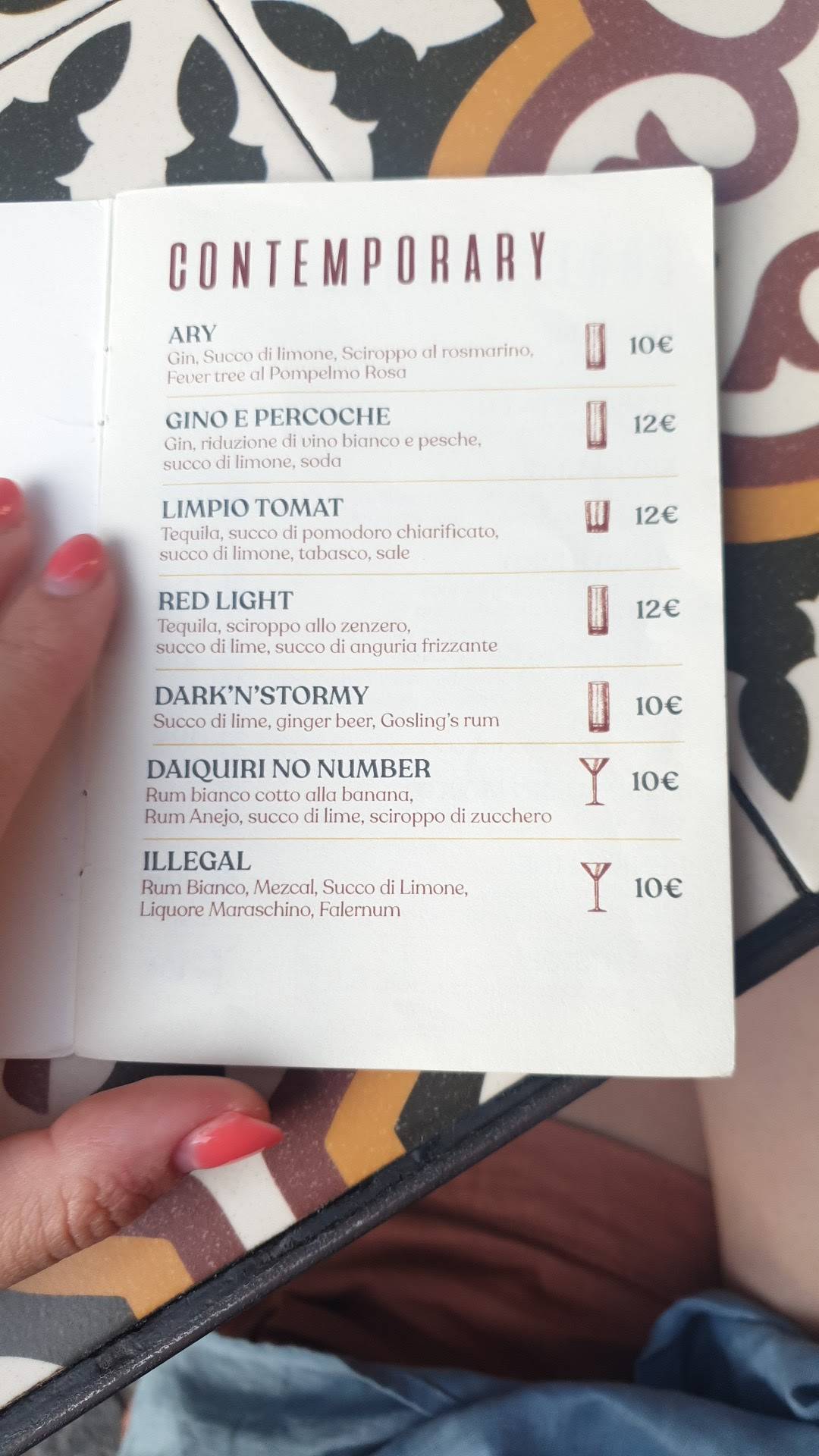 Menu di Spadara Bistrò 
