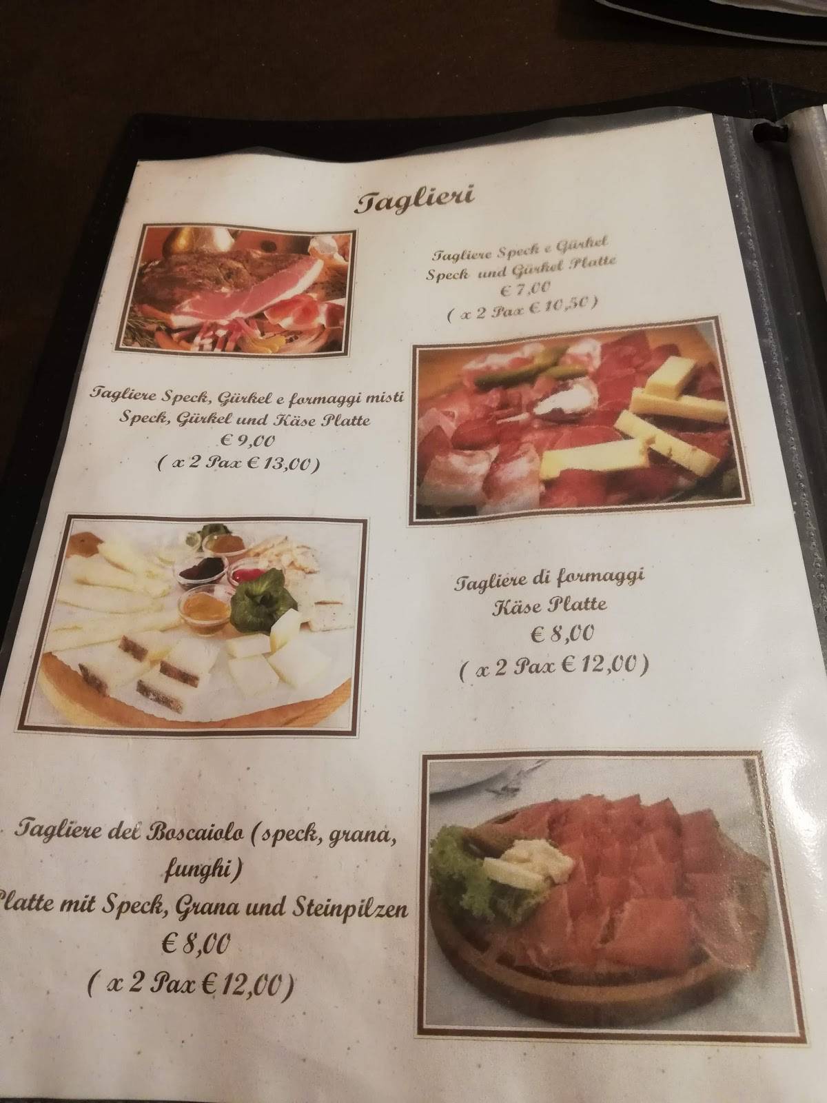 speck stube col del bosco