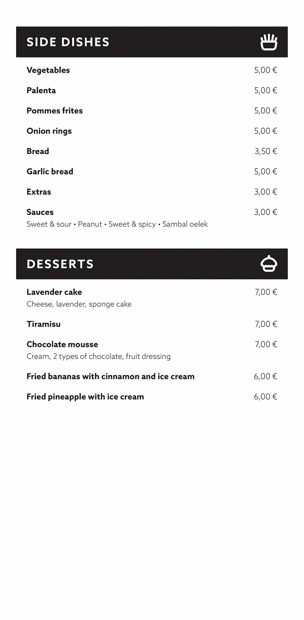 Menu di Spice Asian Food 