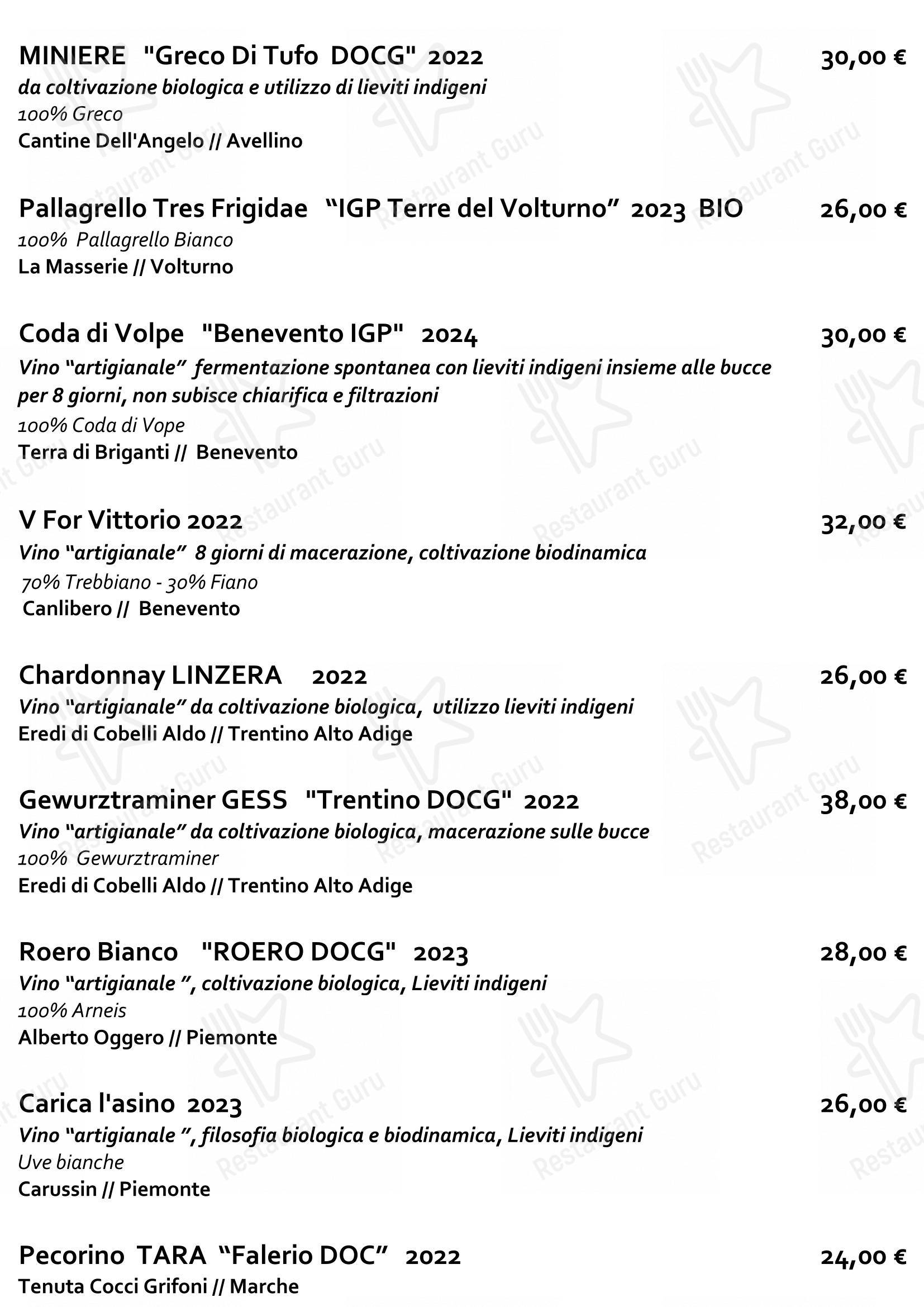 Dinner Menu per Staj Noodle Bar Chiaia in Napoli