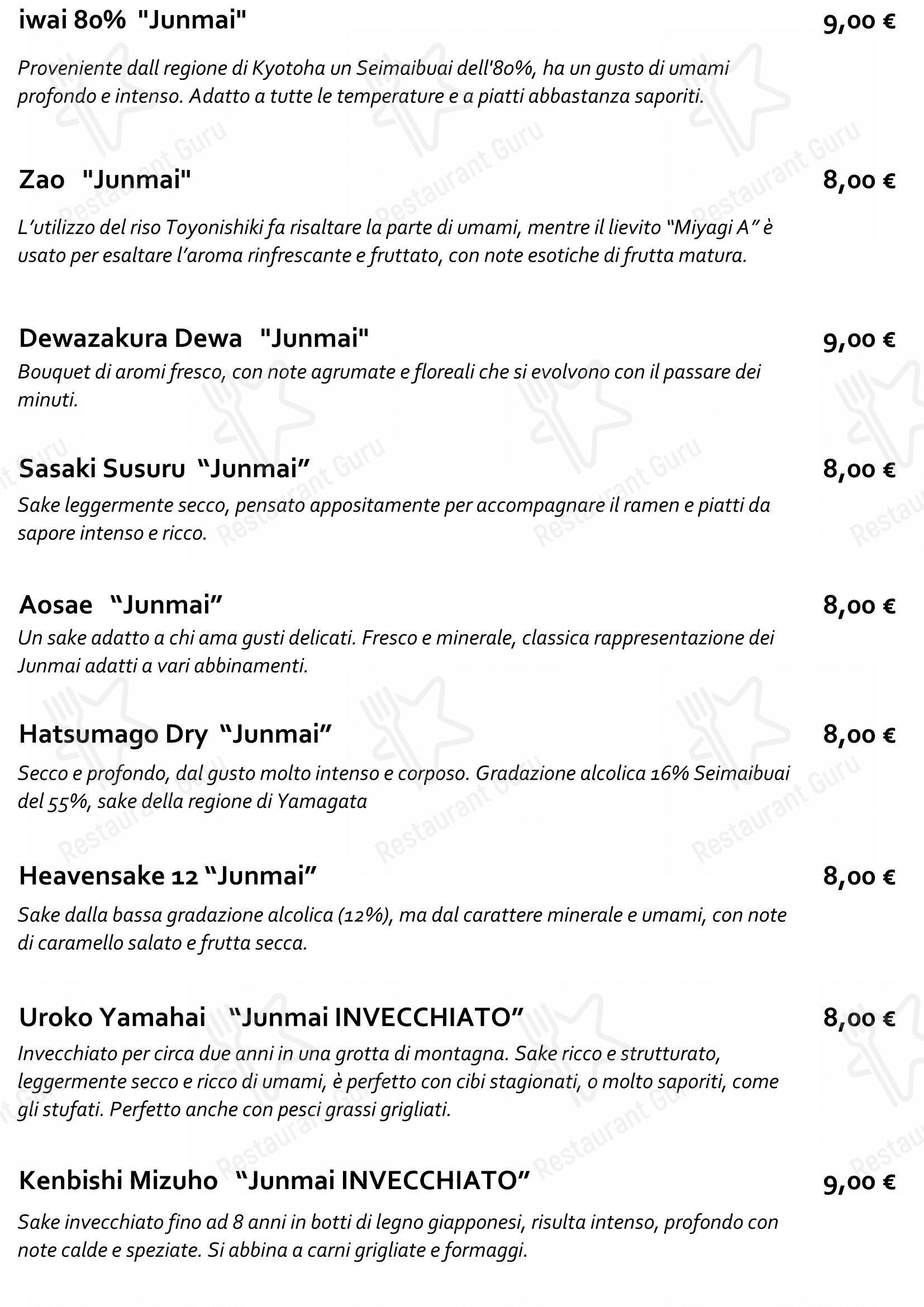 Staj Noodle Bar Chiaia in Napoli - Lunch Menu