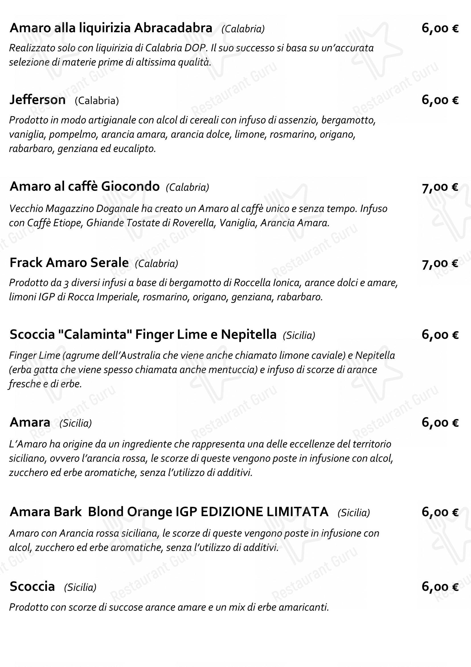 Dinner Menu per Staj Noodle Bar Chiaia in Napoli