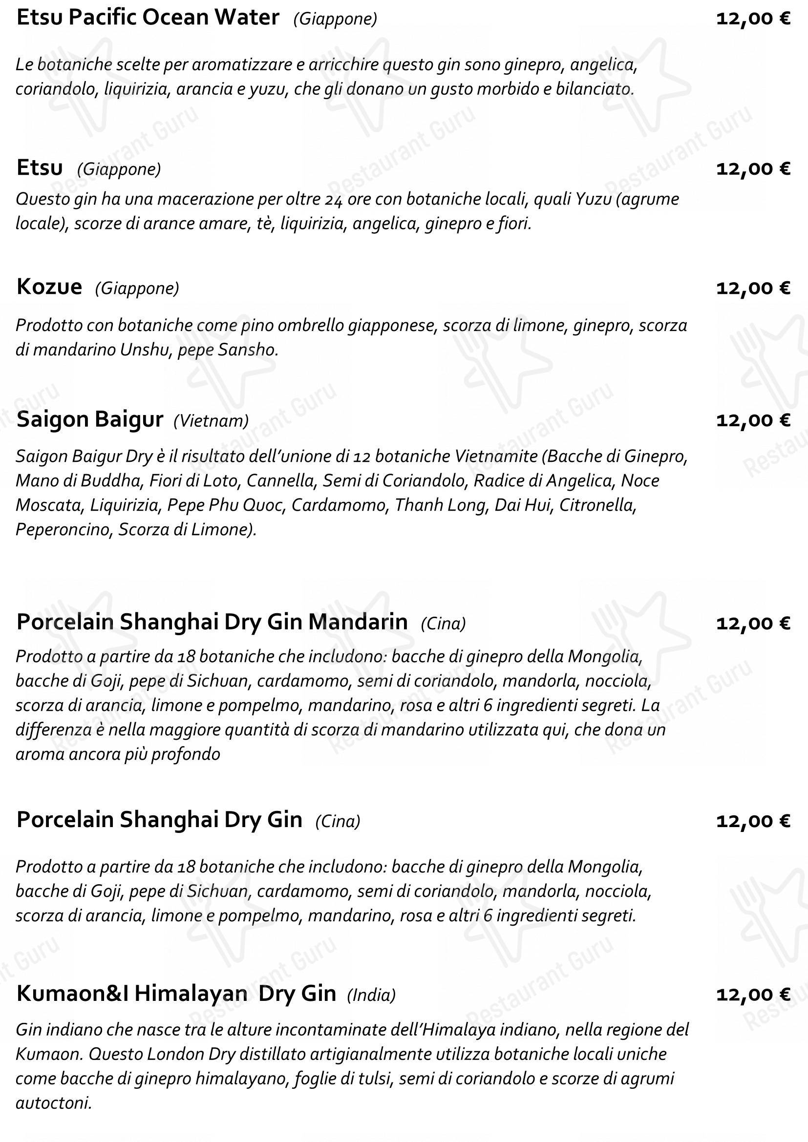 Menu di Staj Noodle Bar Chiaia - Takeaway Menu