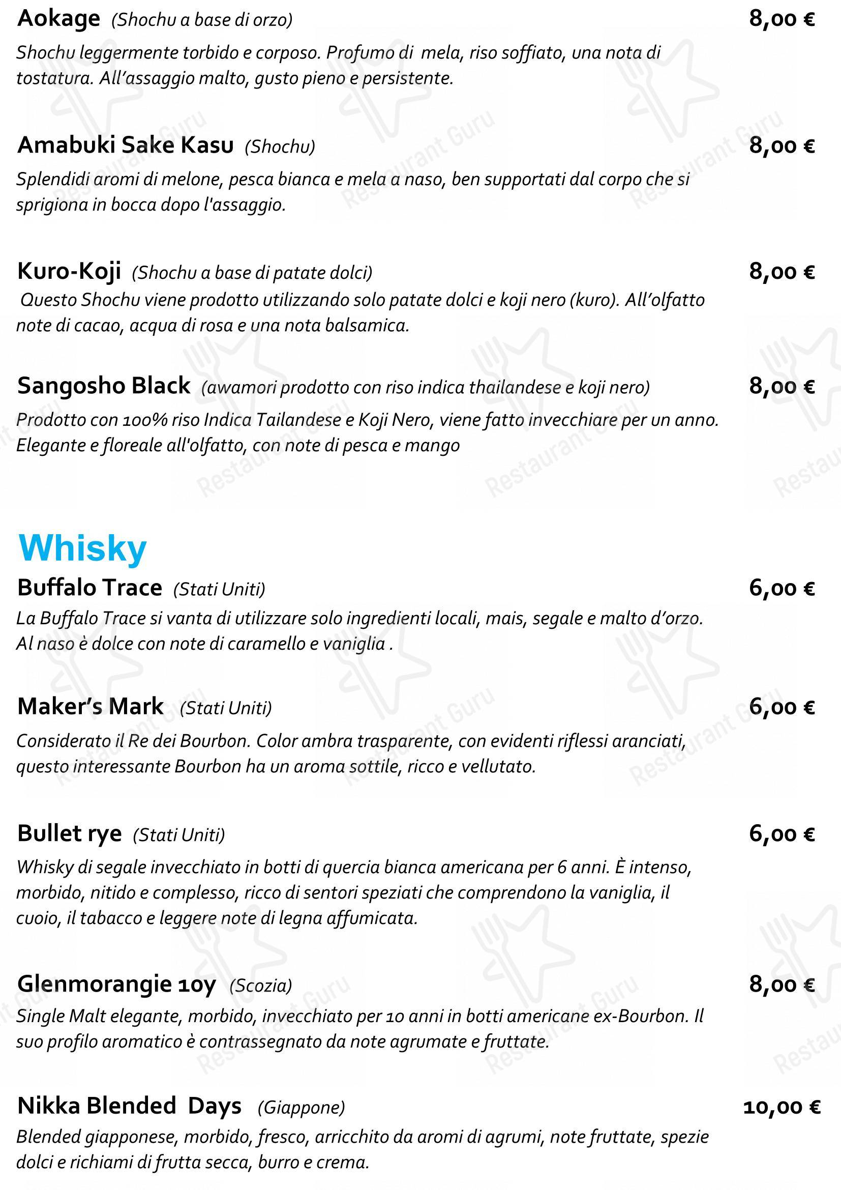 Staj Noodle Bar Chiaia in Napoli - Lunch Menu