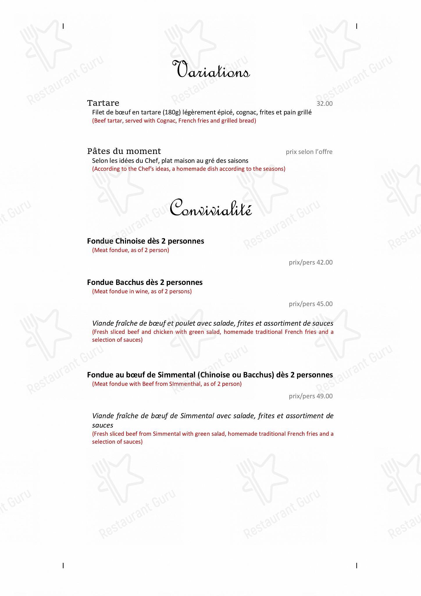 Restaurant Le Vieux-Chalet in Champéry - Детское