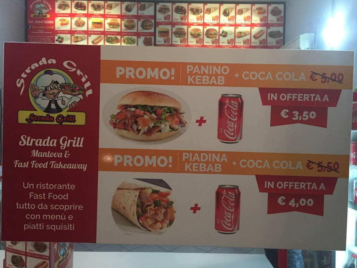 Menu di Strada Grill 