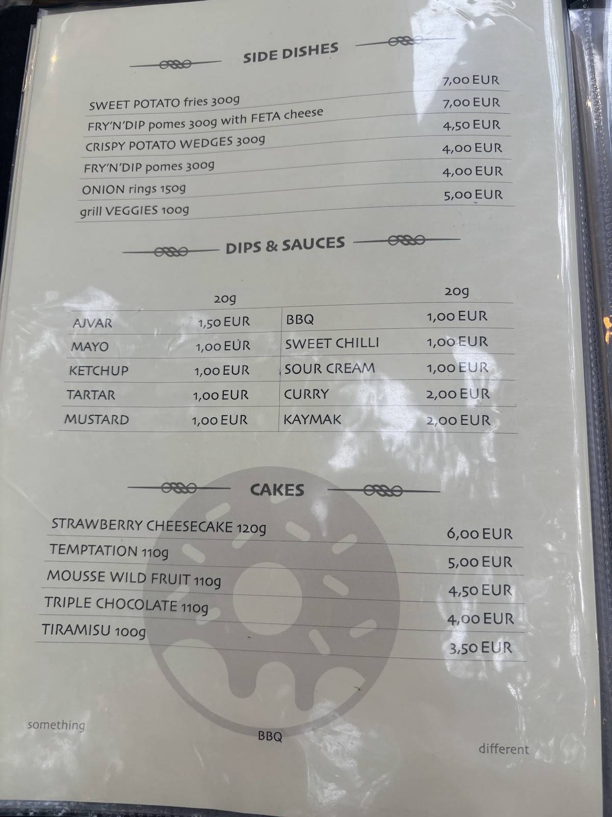 Menu di Street Food BBQ 