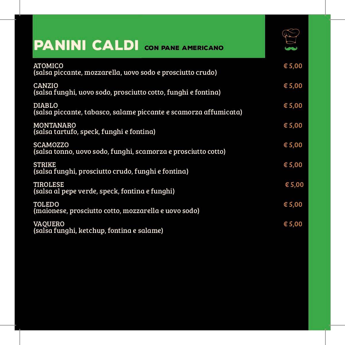 Menu di Strike 