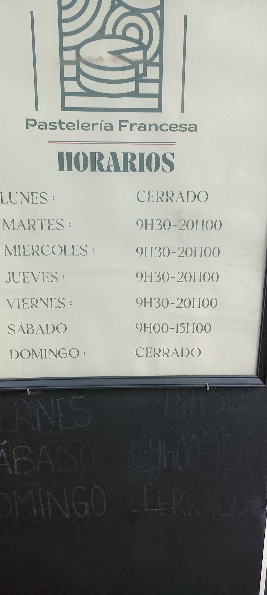 Carta de Sueño Pastelería Francesa