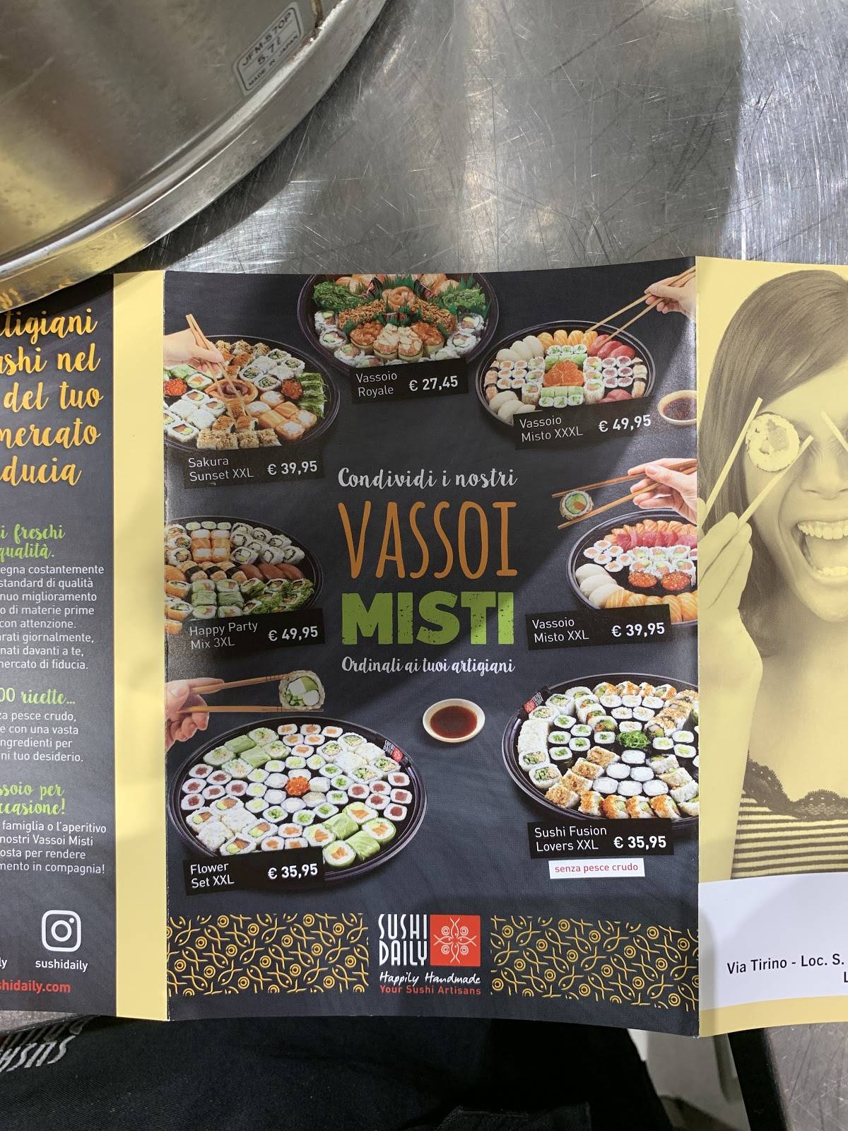 Menu di Sushi Daily 