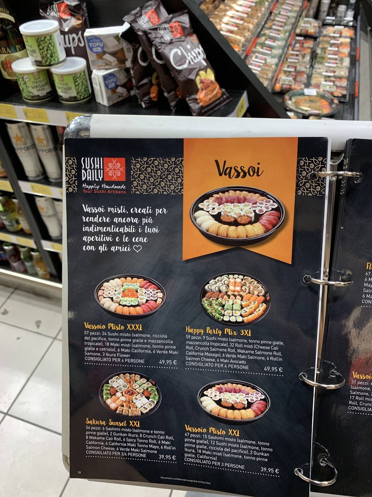 Menu di Sushi Daily 
