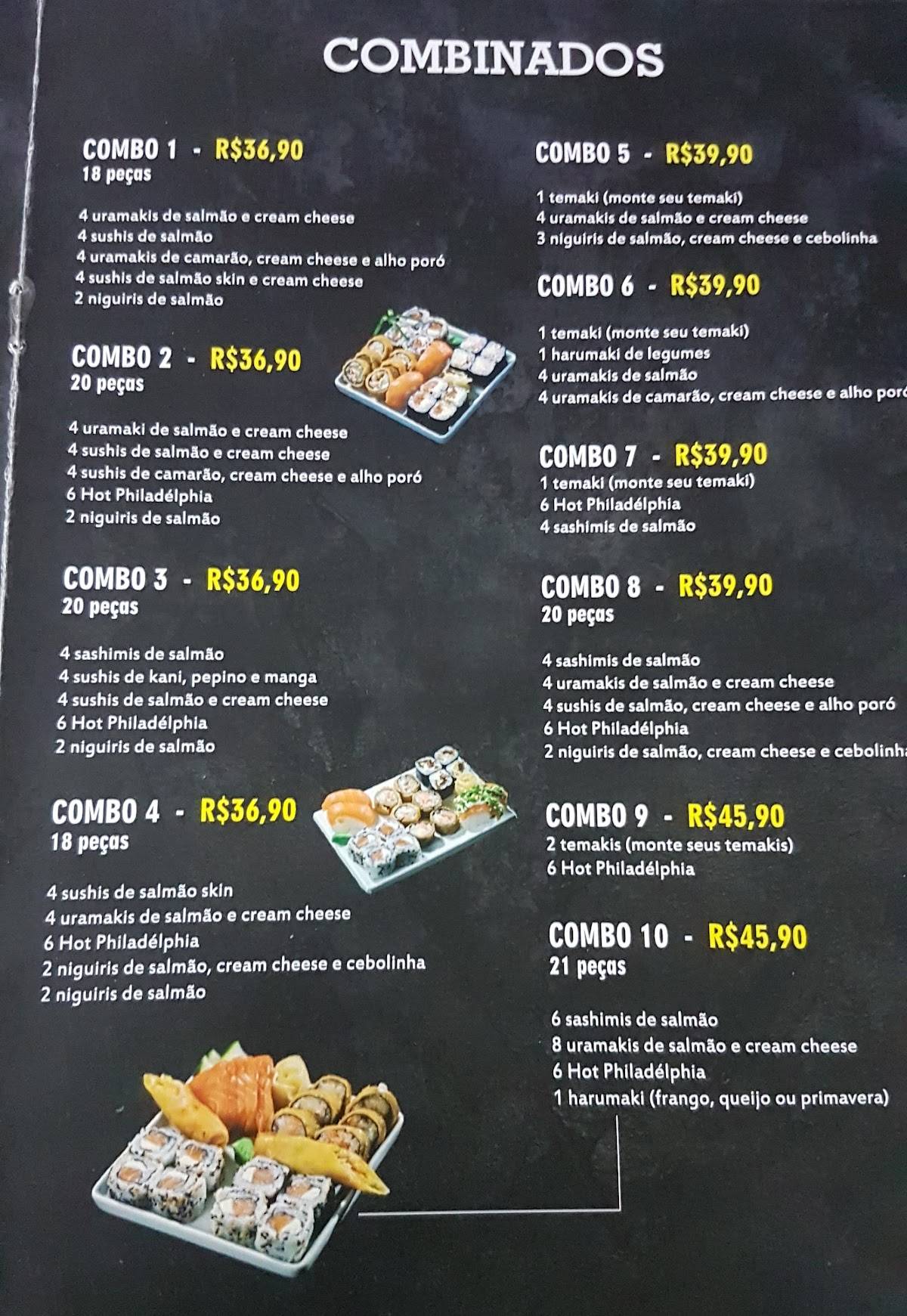 Sushibom cardápio